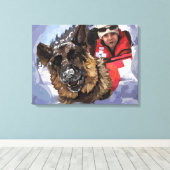 Zoeken en redden canvas afdruk (Insitu (Houten vloer))