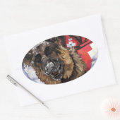 Zoeken en redden ovale sticker (Envelop)