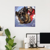 Zoeken en redden poster (Thuiskantoor)