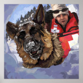 Zoeken en redden poster (Voorkant)