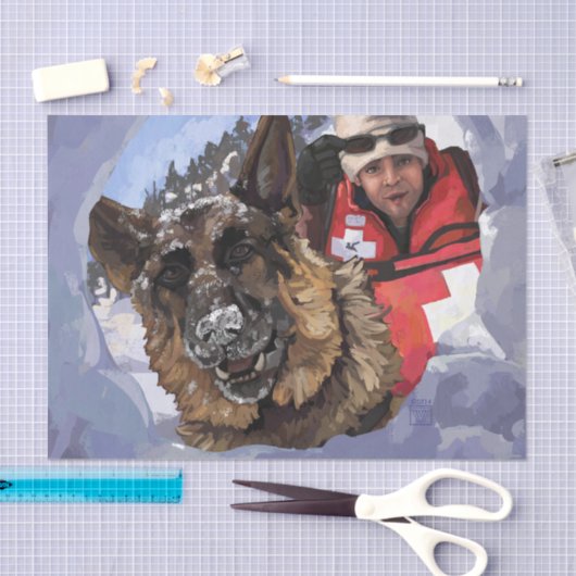 Zoeken en redden tissuepapier (Craft)