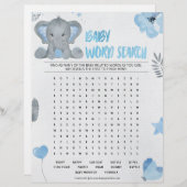 Zoeken in baby [Elephant [blauw] Baby Briefhoofd (Voorkant / Achterkant)