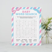 Zoeken in baby [Geslacht verrassend] Briefhoofd (Staand voorkant)