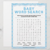 Zoeken in baby [Luxe kant [blauw]] Briefhoofd (Voorkant / Achterkant)