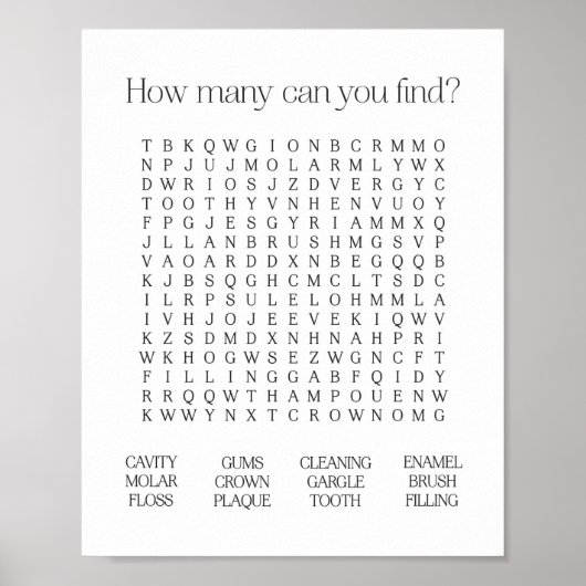 Zoeken in geband Word Poster (Voorkant)