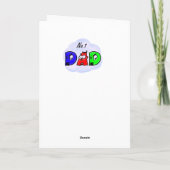 Zoeken in vaderdag Word Kaart (Achterkant)