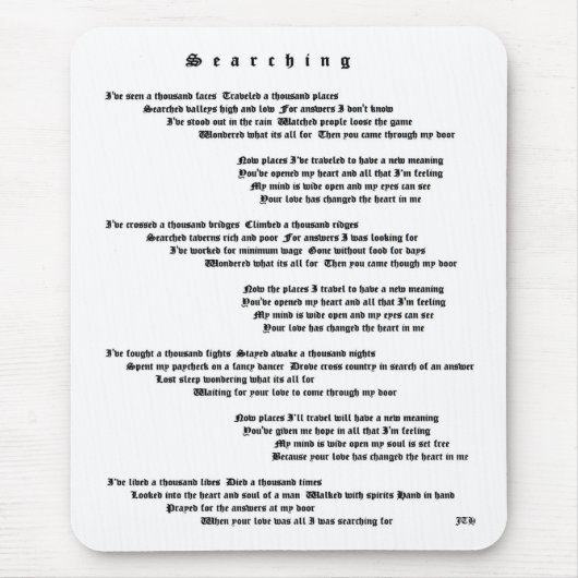 Zoeken Muismat (Voorkant)