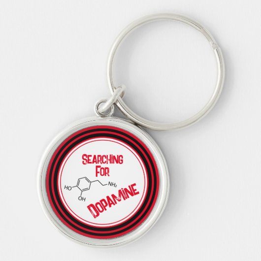 Zoeken naar gepersonaliseerde dopamine Sleutelhang Sleutelhanger (Voorkant)