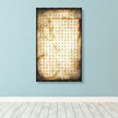 zoeken naar koffiewoorden canvas afdruk (Insitu (Houten vloer))