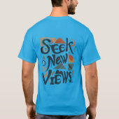 Zoeken naar nieuwe Uitzichten T-shirt (Achterkant)