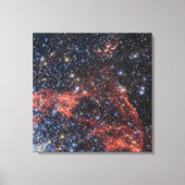 Zoeken naar overlevende van een supernova-explosie canvas afdruk (Voorkant)