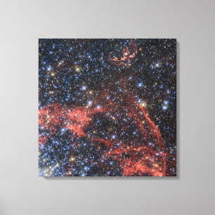 Zoeken naar overlevende van een supernova-explosie canvas afdruk