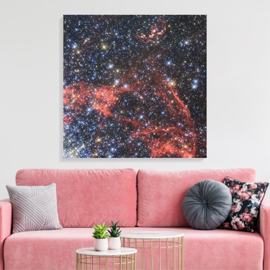 Zoeken naar overlevende van een supernova-explosie canvas afdruk (Insitu (Woonkamer))