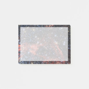 Zoeken naar overlevende van een supernova-explosie post-it® notes