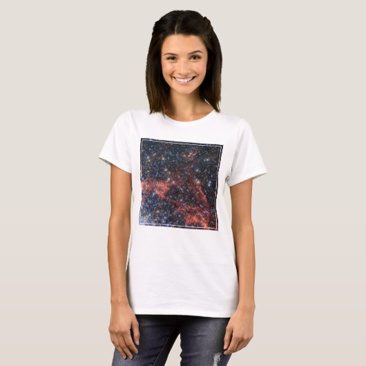 Zoeken naar overlevende van een supernova-explosie t-shirt (Voorkant volledig)