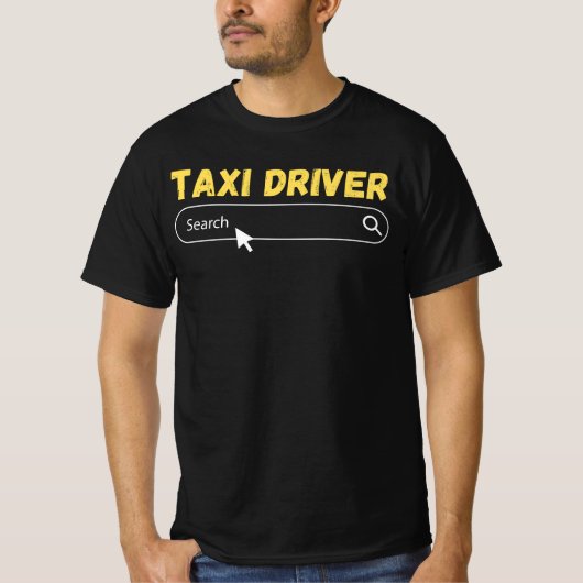 Zoeken naar taxichauffeur t-shirt (Voorkant)