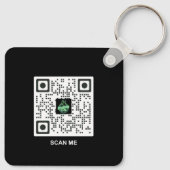 Zoeken naar Waarheid QR Code Sleutelhanger (Achterkant)
