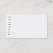 Zoeken op internet visitekaartje (Achterkant)