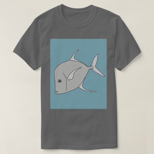 Zoeken op vis t-shirt (Design voorkant)