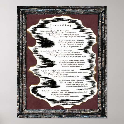 Zoeken Poster (Voorkant)