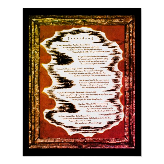 Zoeken Poster (Voorkant)