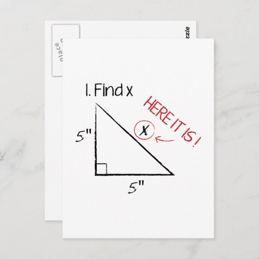 Zoeken X Briefkaart (Voorkant / Achterkant)