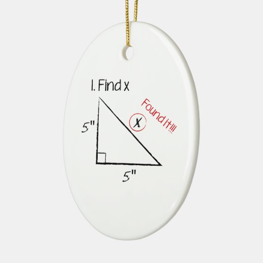 Zoeken X Keramisch Ornament (Links)