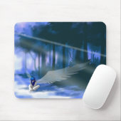 "Zoekend naar licht" Angel Mousepad Muismat (Met muis)