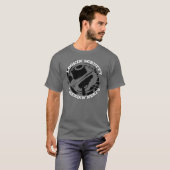 Zoekend scruffy & Herding Nerfs Funny Novelty T-shirt (Voorkant volledig)