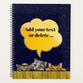 Zoekende katten - Zie achterzijde - Planner (Voorkant)