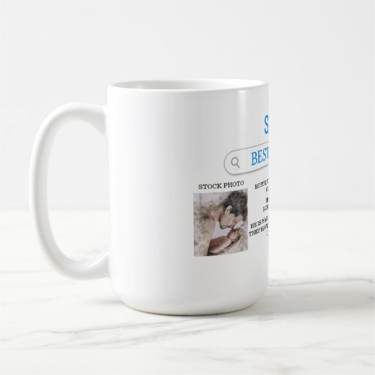 Zoekengine kleur Beste pap ooit koffie Mok (Links)