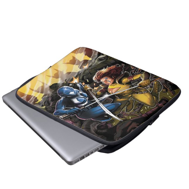 Zoeker V1-laptophoes Laptop Sleeve (Voorkant onderkant)