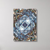 zoeklicht satelliet canvas afdruk (Voorkant)