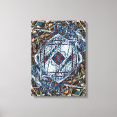 zoeklicht satelliet canvas afdruk (Voorkant)