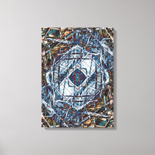 zoeklicht satelliet canvas afdruk (Voorkant)