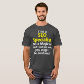 Zoekmachine SEO Specialist Taak online digitaal T-shirt (Voorkant volledig)