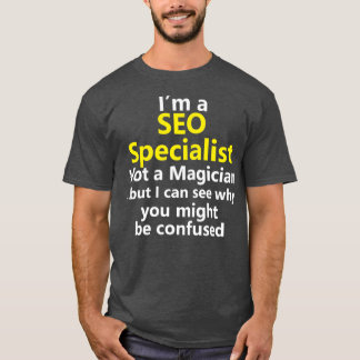 Zoekmachine SEO Specialist Taak online digitaal T-shirt