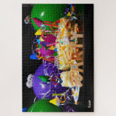 Zoekplaat van feestende Fubby's op een verjaardag Legpuzzel (Verticaal)