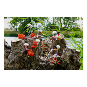 Zoekplaatje van Fubby activiteit bessengevecht. Perfect Poster