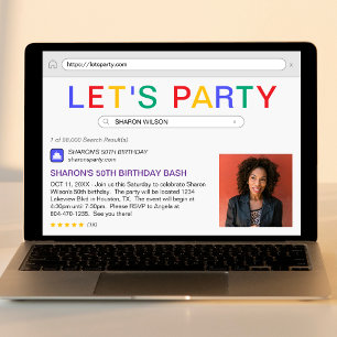 Zoekresultaat 50ste verjaardagsfeestje kaart