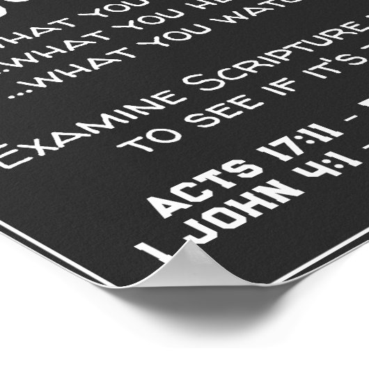 Zoekscripts zwart en wit poster (Hoek)