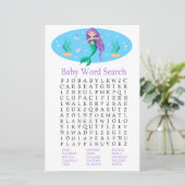 Zoekspel in Word-Baby shower (Staand voorkant)