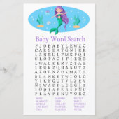 Zoekspel in Word-Baby shower (Voorkant)