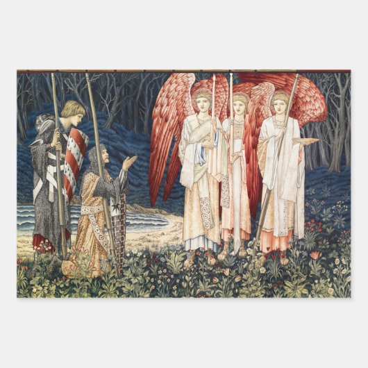 Zoektocht naar de Heilige Graal, Visioen van drie  Inpakpapier Vel (Voorkant 3)