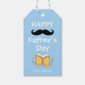 Zoele ambachtelijke Vaderdag giftag Cadeaulabel (Voorkant)