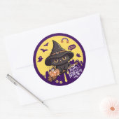 Zoele Halloween Kat Sticker (Envelop)
