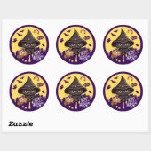 Zoele Halloween Kat Sticker (Vel)