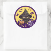 Zoele Halloween Kat Sticker (Tas)