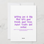 Zoele slak met vleermuisvleugels gelukkige Hallowe Feestdagenkaart (Achterkant)