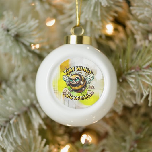Zoemen naar Grootheid Keramische Bal Ornament (Boom)